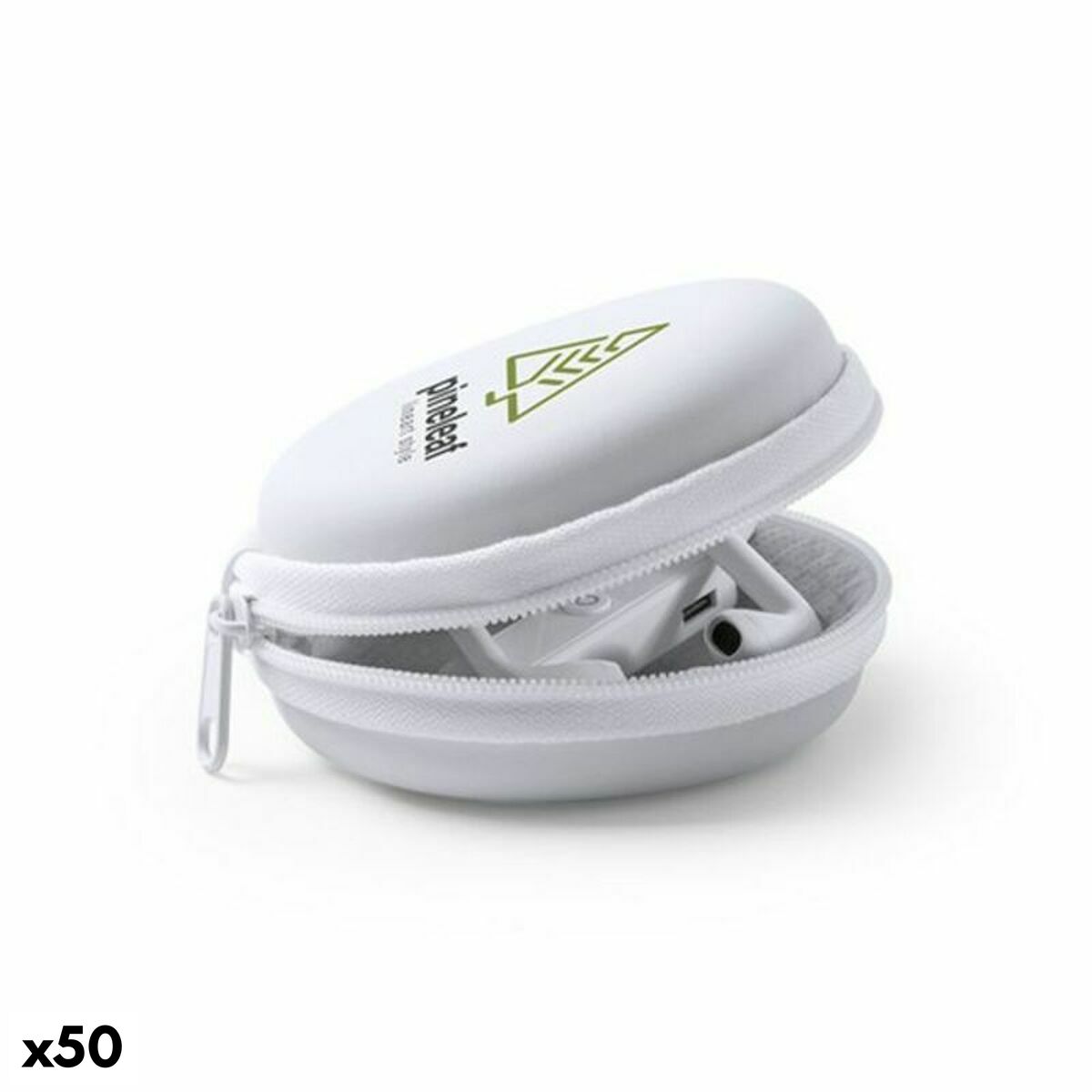 Casques Bluetooth avec Microphone 145953 (50 Unités) Blanc