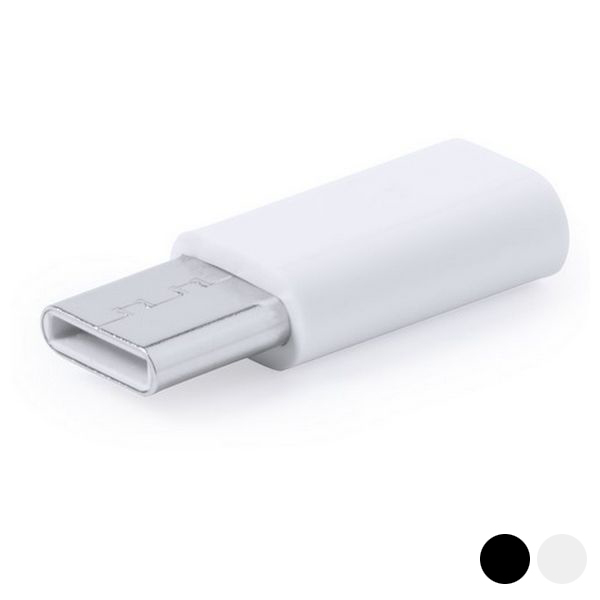 Adaptateur Micro USB vers USB-C 145765  Noir 