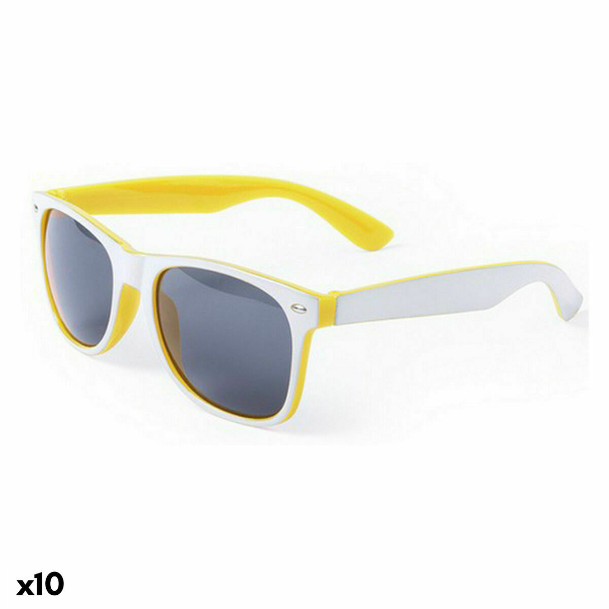 Lunettes de soleil Unisexe 145354 (10 Unités) Jaune
