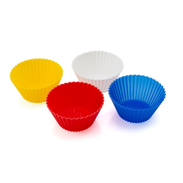 Moules en Silicone pour Cupcakes (4 pcs) 143983  Multicouleur 