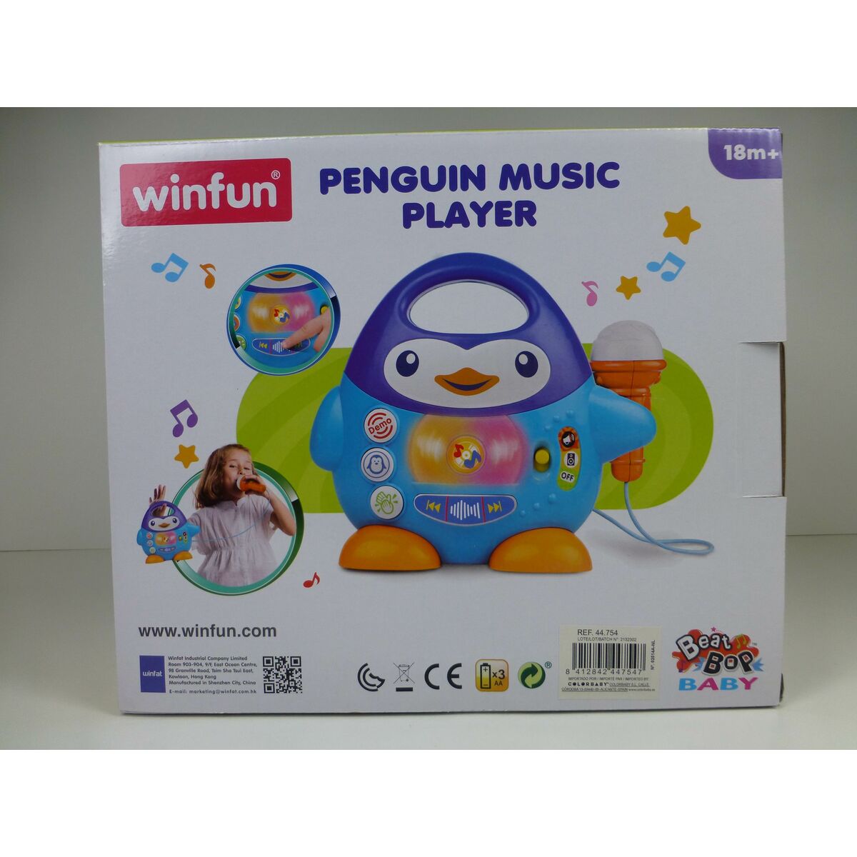 Mikrofonem Karaoke Winfun Pingwin 6 Sztuk