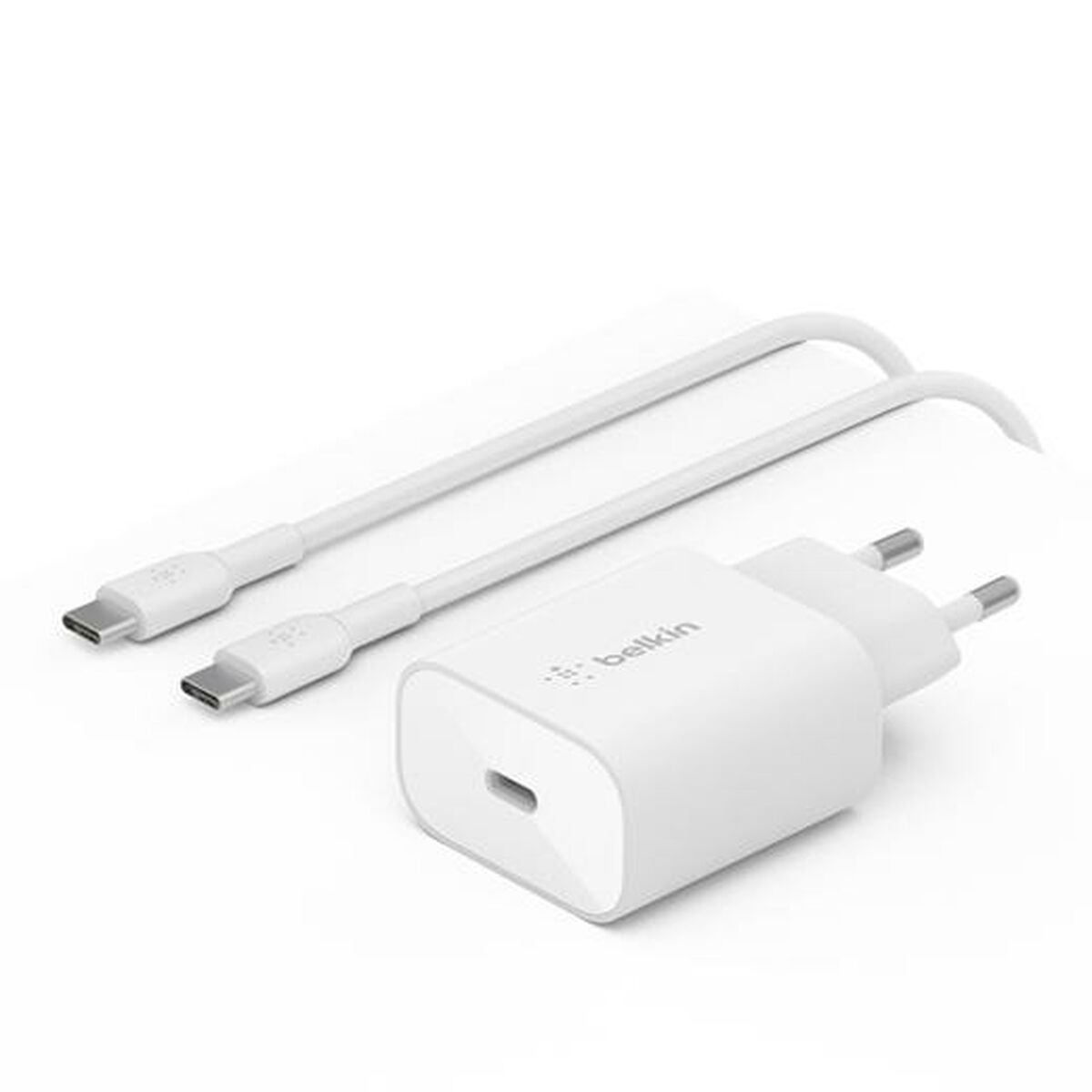 Picture of Wall Charger + USB-C Cable Belkin White 25 W (6 Units)