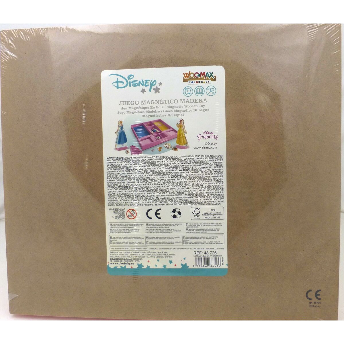 Figurki Disney Princess 45 Części 4 Sztuk 9 x 20,5 x 1,2 cm