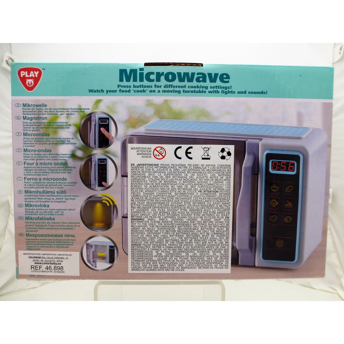 Mikrofalówka PlayGo 24 x 17 x 11 cm (2 Sztuk)