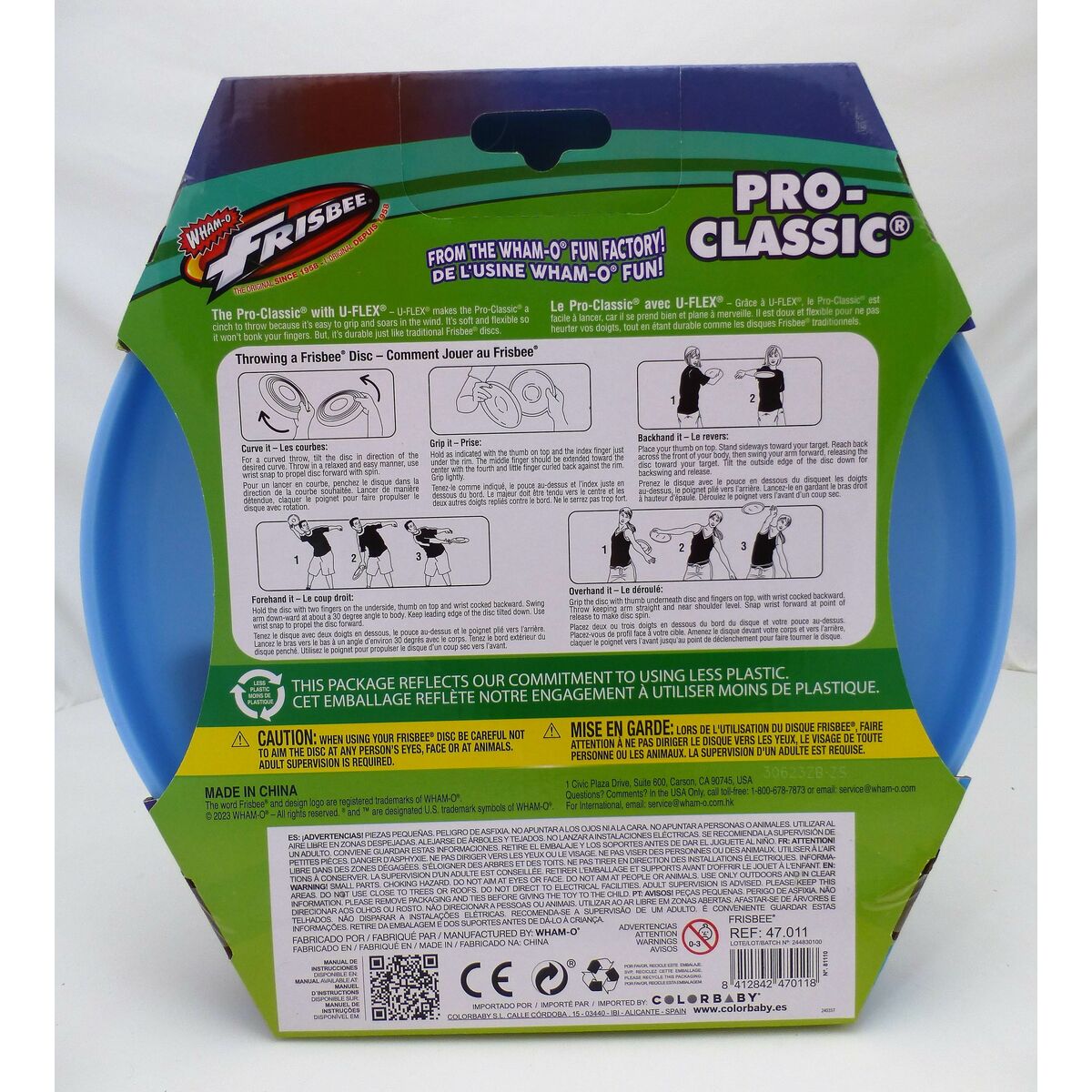 Frisbee Wham-O Pro-Classic Ã 25 cm Flexible 6 Units