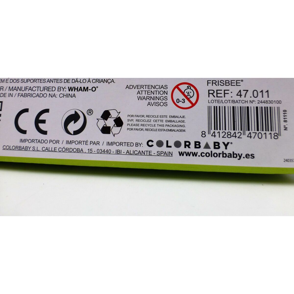 Frisbee Wham-O Pro-Classic Ã 25 cm Flexible 6 Units