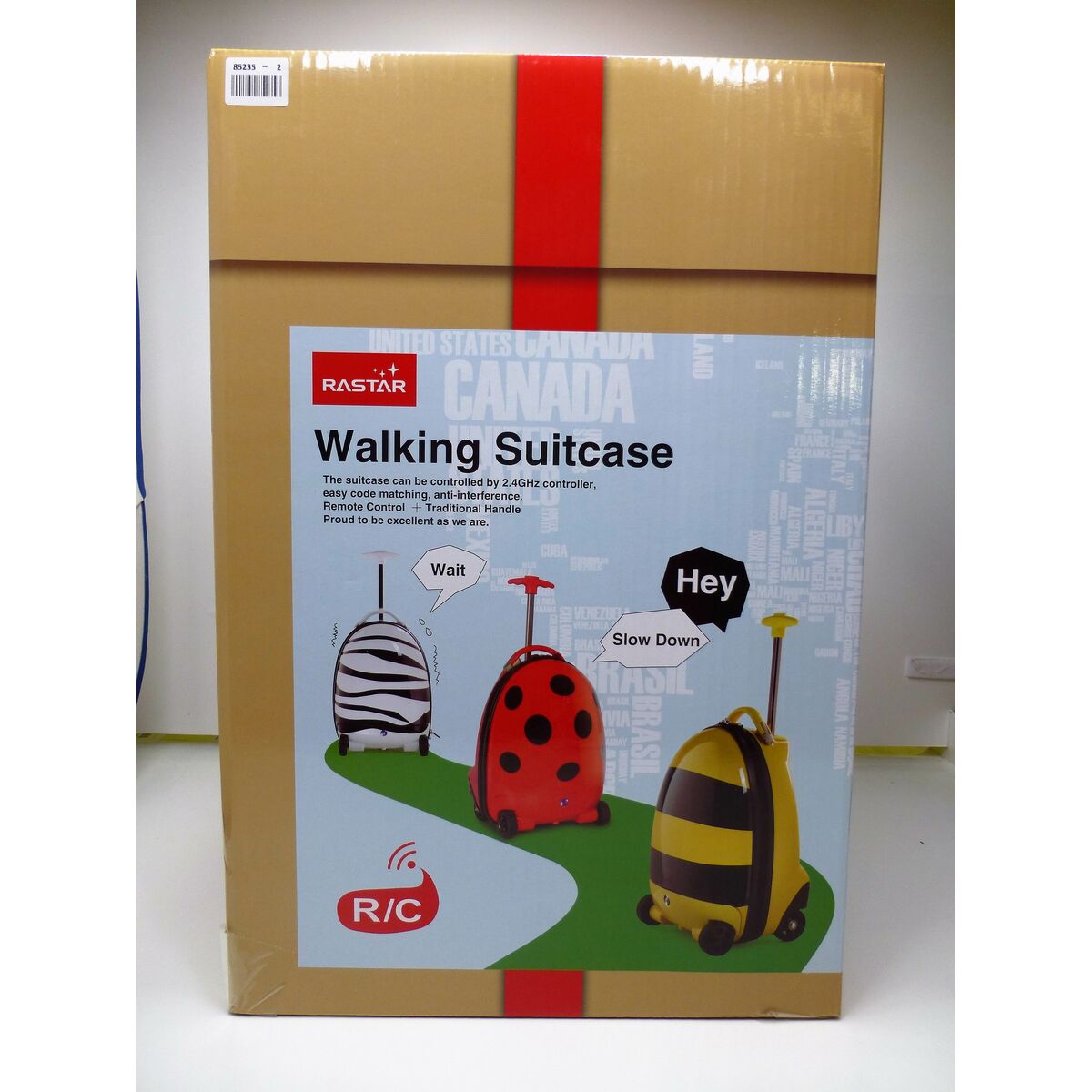 WÓZEK Rastar Dziecięcy Biedronka Zdalne Sterowanie 2,4 GHz 34 x 48 x 27,5cm