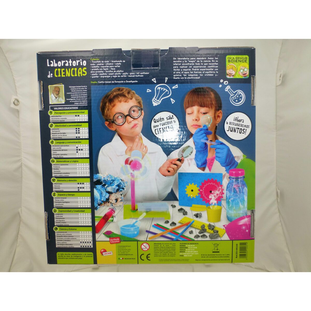 Gra naukowa Lisciani Giochi Laboratorio ES (6 Sztuk)