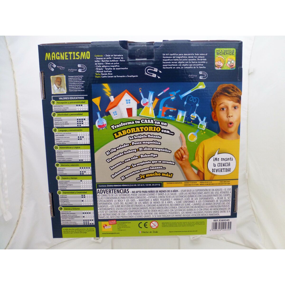 Gra naukowa Lisciani Giochi Magnetismo ES (6 Sztuk)