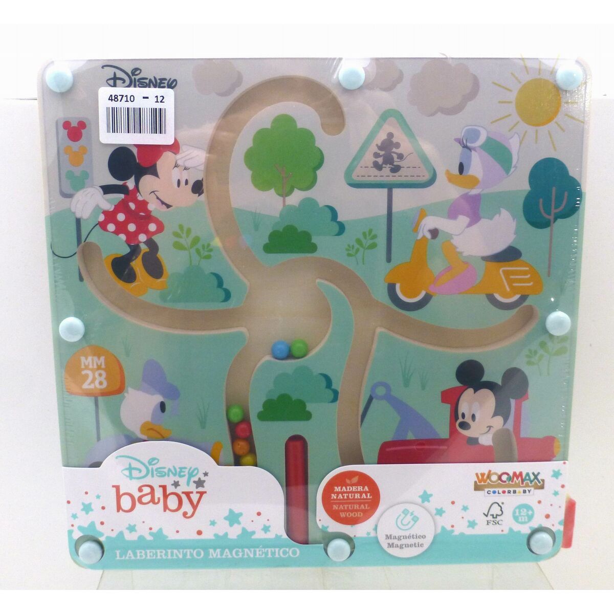 Juego Laberatyczne Disney Drewno 22,5 x 1,5 x 22,5 cm