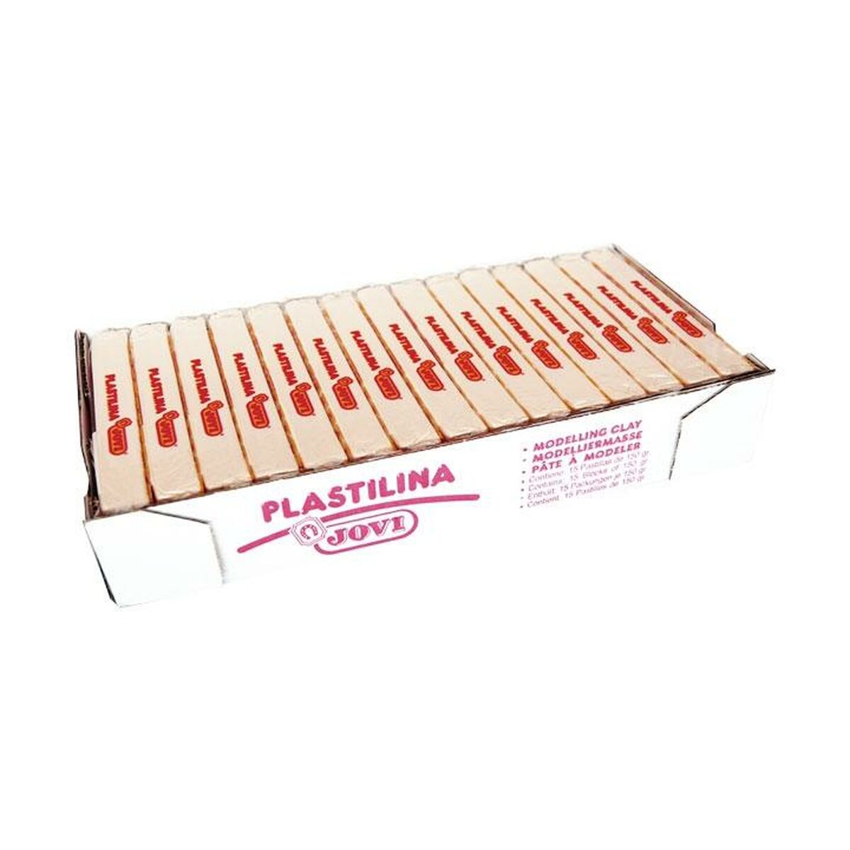 Image secondaire de Pâte à modeler Jovi Blanc 150 g 15 Pièces (4 Unités)