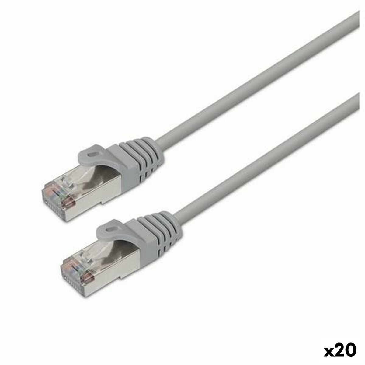 Afbeeldingen van FTP Category 6 Rigid Network Cable Aisens Grey 20 m 20 Units