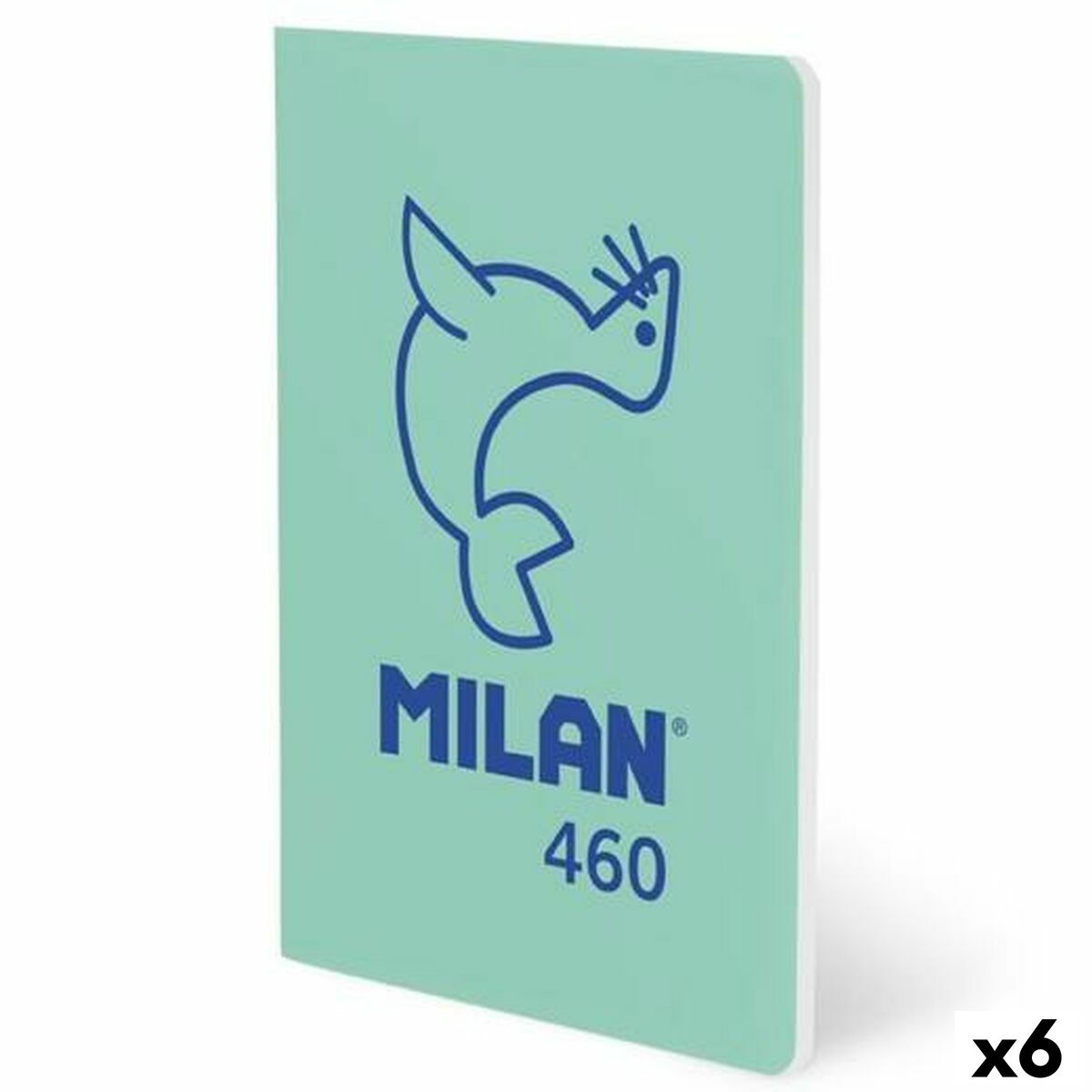 Carnet Milan Vert A5 24 Volets (6 Unités)