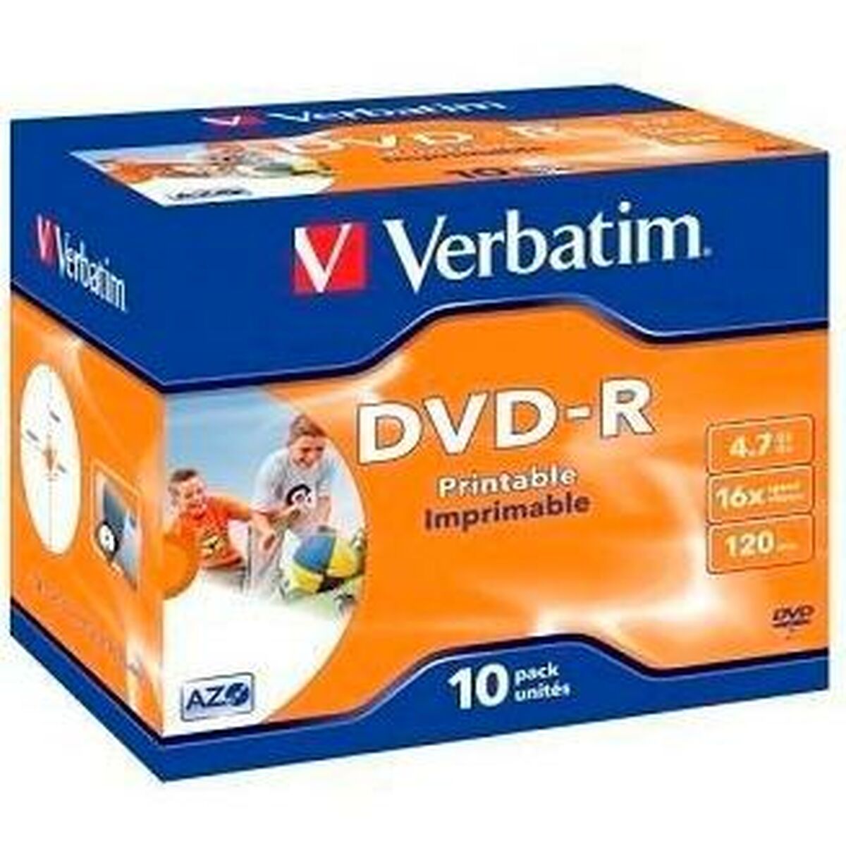Afbeeldingen van DVD-R Verbatim 4,7 GB 16x 10 Pieces (10 Units)