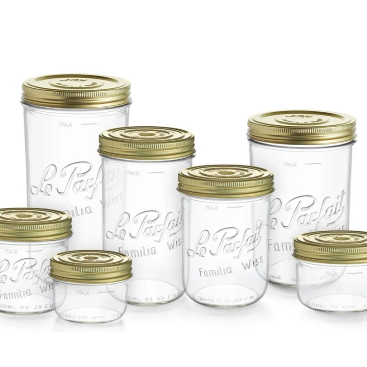 Jar Le Parfait Wiss Transparent Golden 1,5 L Hermetic (6 Units), view 5