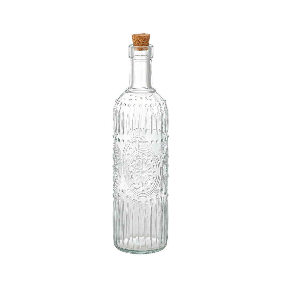 Glass Bottle La Mediterránea Transparent Cork Glass 1 L (12 Units), view 3