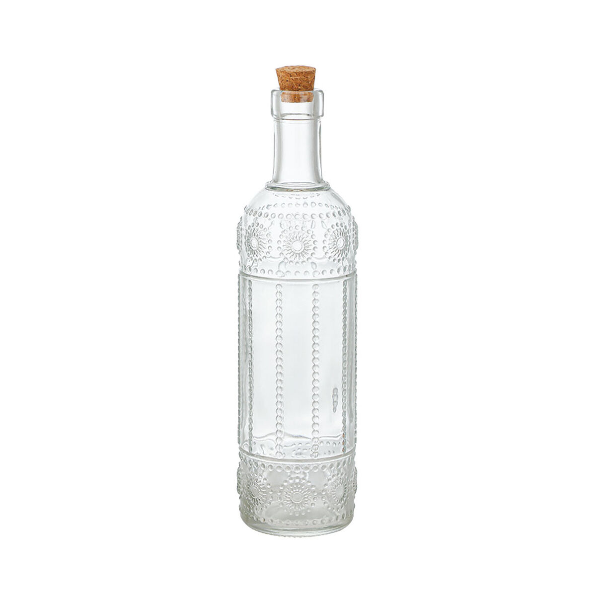 Glass Bottle La Mediterránea Transparent Cork Glass 1 L (12 Units), view 4