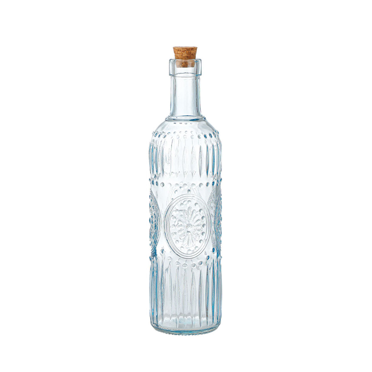 Glass Bottle La Mediterránea Cork Glass 1 L (12 Units), view 2