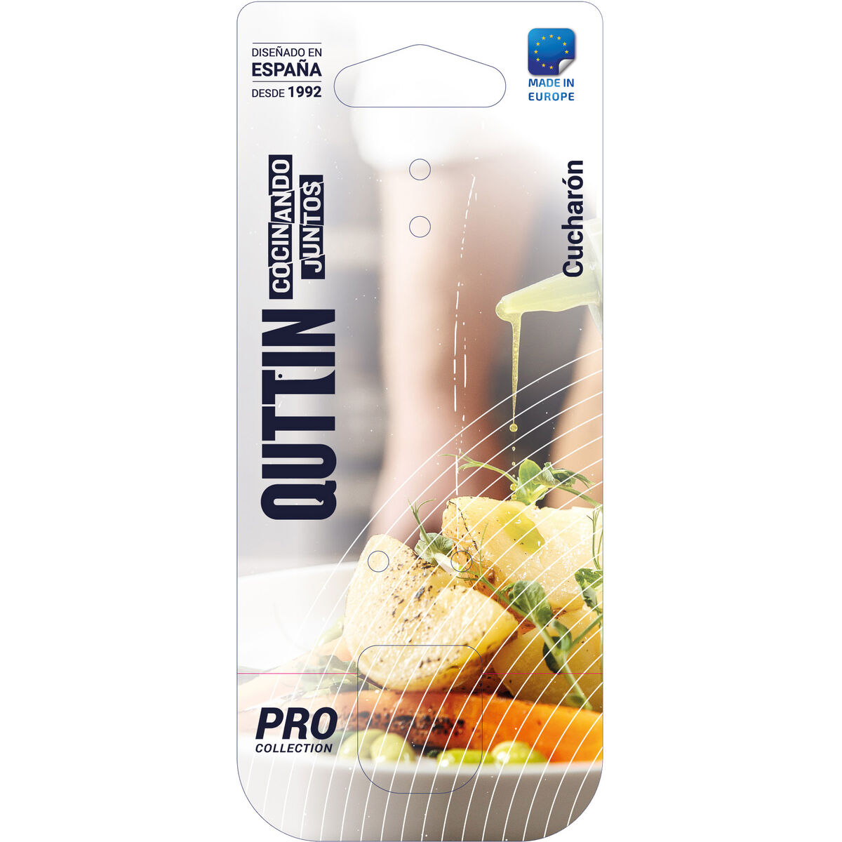 Ladle Quttin Quttin Black 33 x 10 x 8 cm (12 Units), view 2