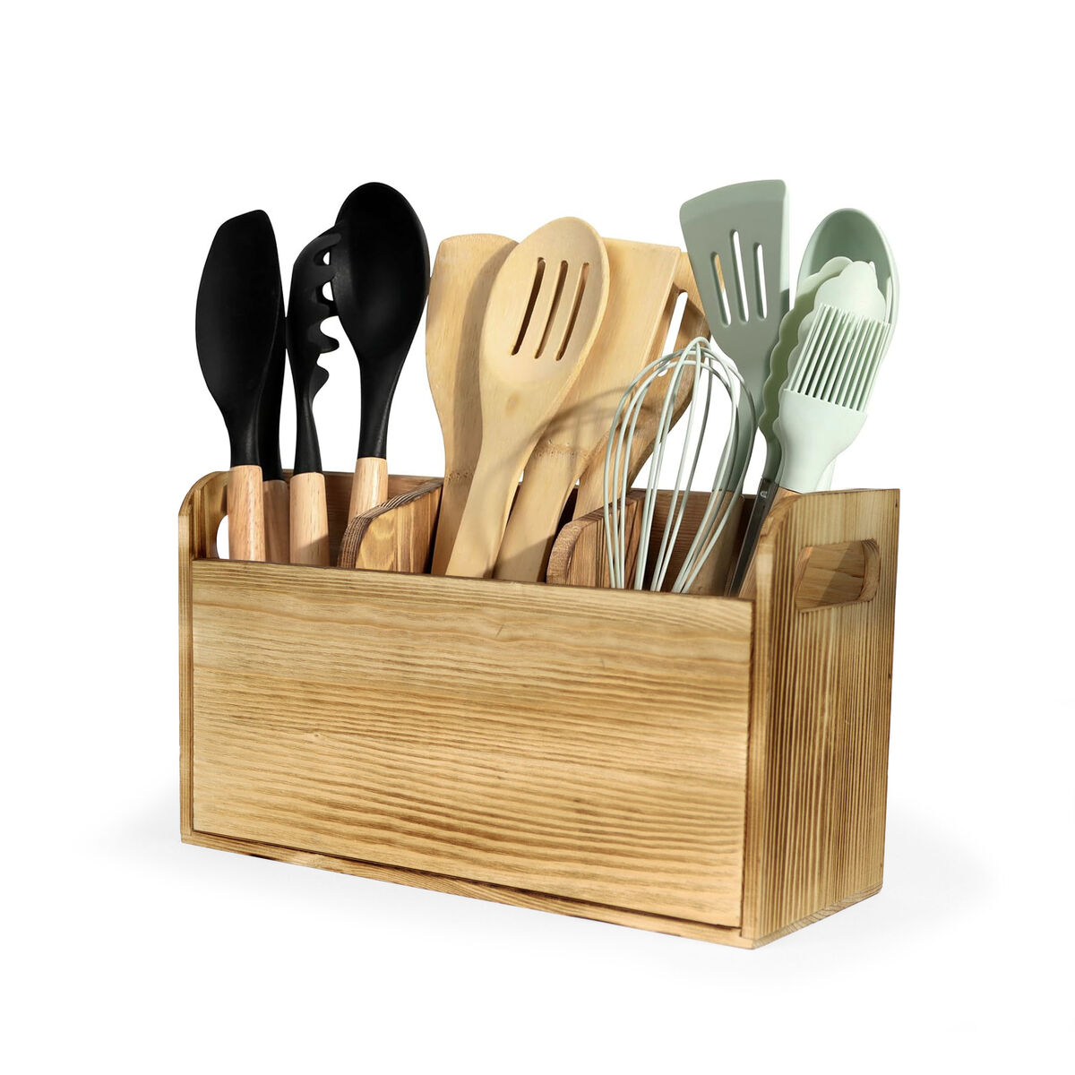 Pot for Kitchen Utensils My Bar Wood 30 x 11,2 x 17 cm (6 Units), view 6