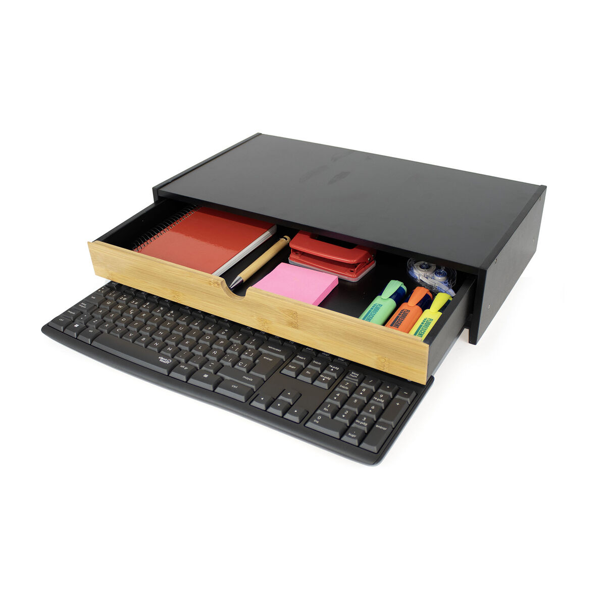 Picture of Screen Table Support Confortime 47 x 26 x 10 cm Brown Black (6 Units)