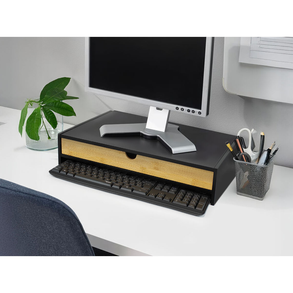 Picture of Screen Table Support Confortime 47 x 26 x 10 cm Brown Black (6 Units)