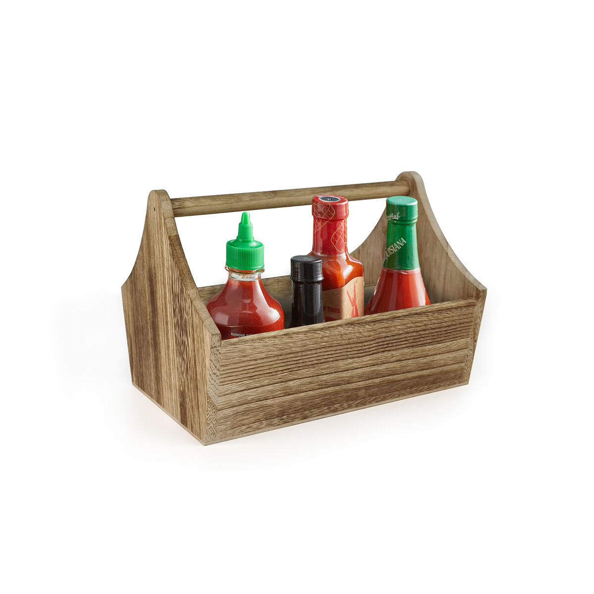 Multi-purpose basket My Bar Wood 25 x 18 x 18 cm (6 Units), view 4