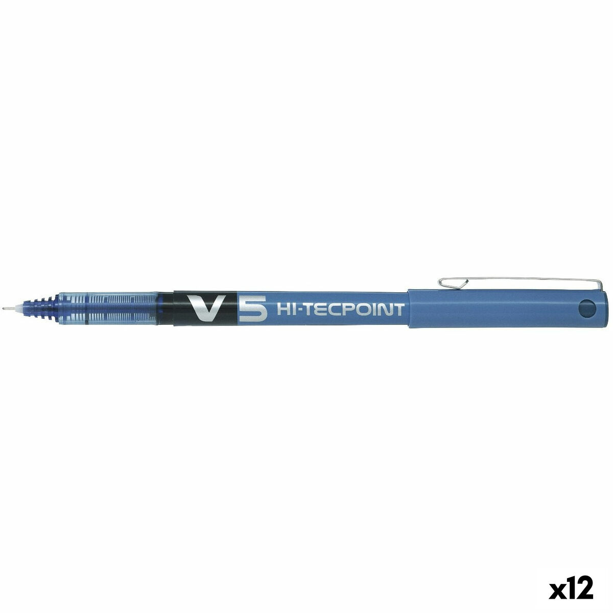 Στυλό υγρού μελανιού Pilot V-5 Μπλε 0,3 mm (12 Μονάδες)