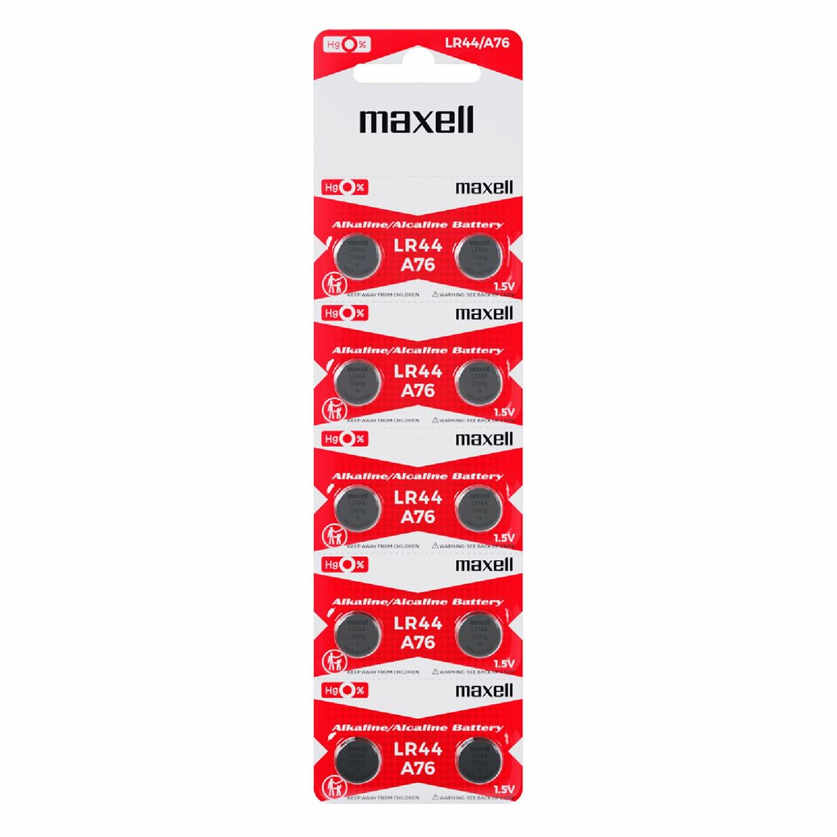 Afbeeldingen van Batteries Maxell 19040800 1,5 V Button Cell Batteries (10 Units)
