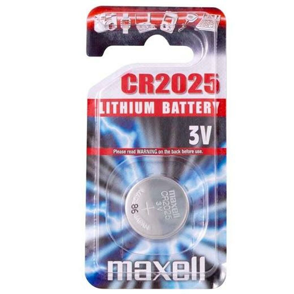 Afbeeldingen van Lithium Button Batteries Maxell 3V CR2025 (10 Units)