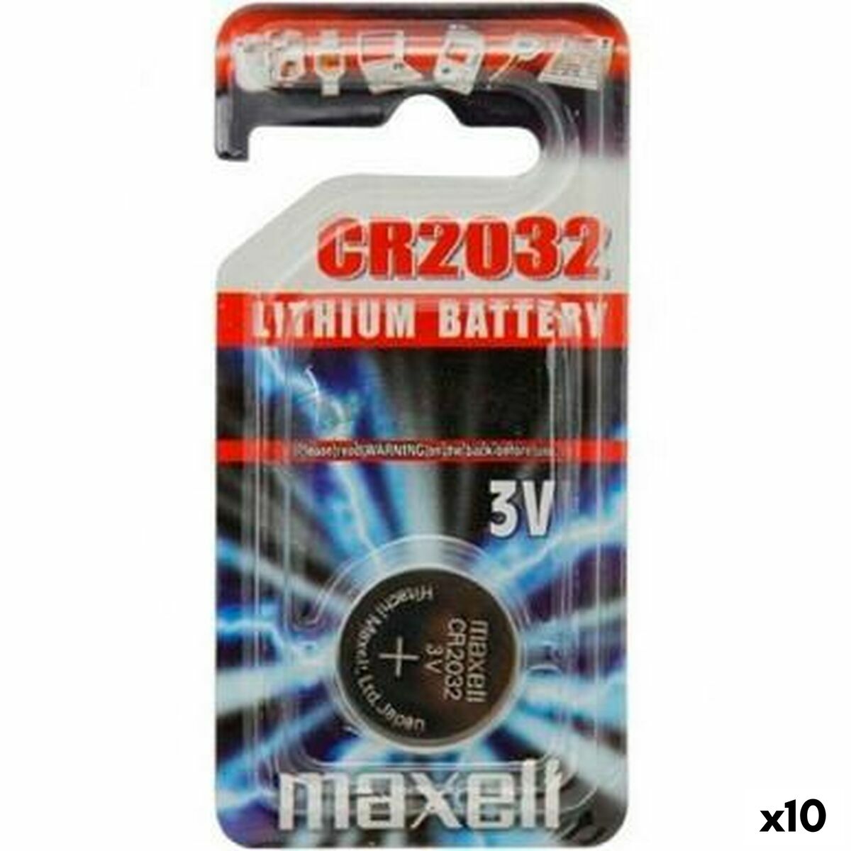 Afbeeldingen van Button battery Maxell 10238500 3V CR2032 Lithium (10 Units)
