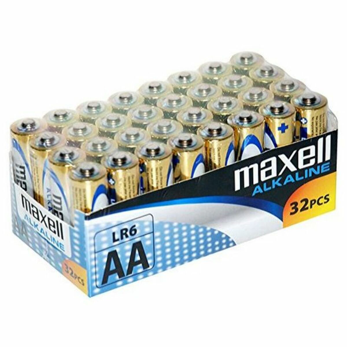 Piles Alcalines Maxell MXBLR06P32 LR06 AA 1.5V (32 pcs) (AA)