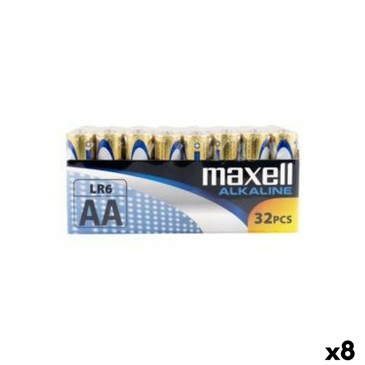 Immagine di Alkaline Batteries Maxell LR06 1,5 V (32 Pieces) (8 Units)