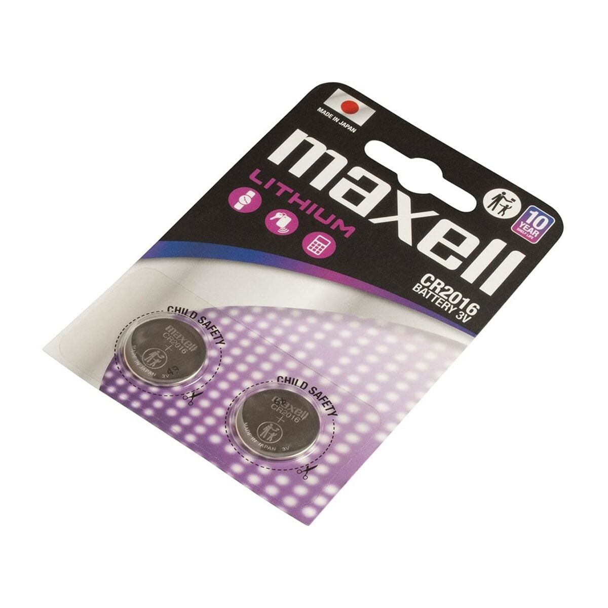 Afbeeldingen van Lithium Battery Maxell CR2016 90 mAh 3 V (2 Units)