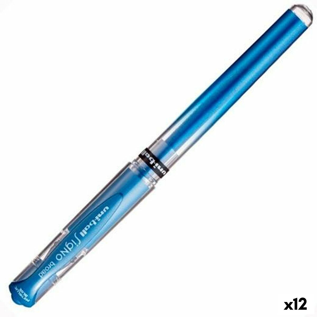 Στυλό με τζελ Uni-Ball SIGNO BROAD Μπλε 1,0 mm (12 Μονάδες)
