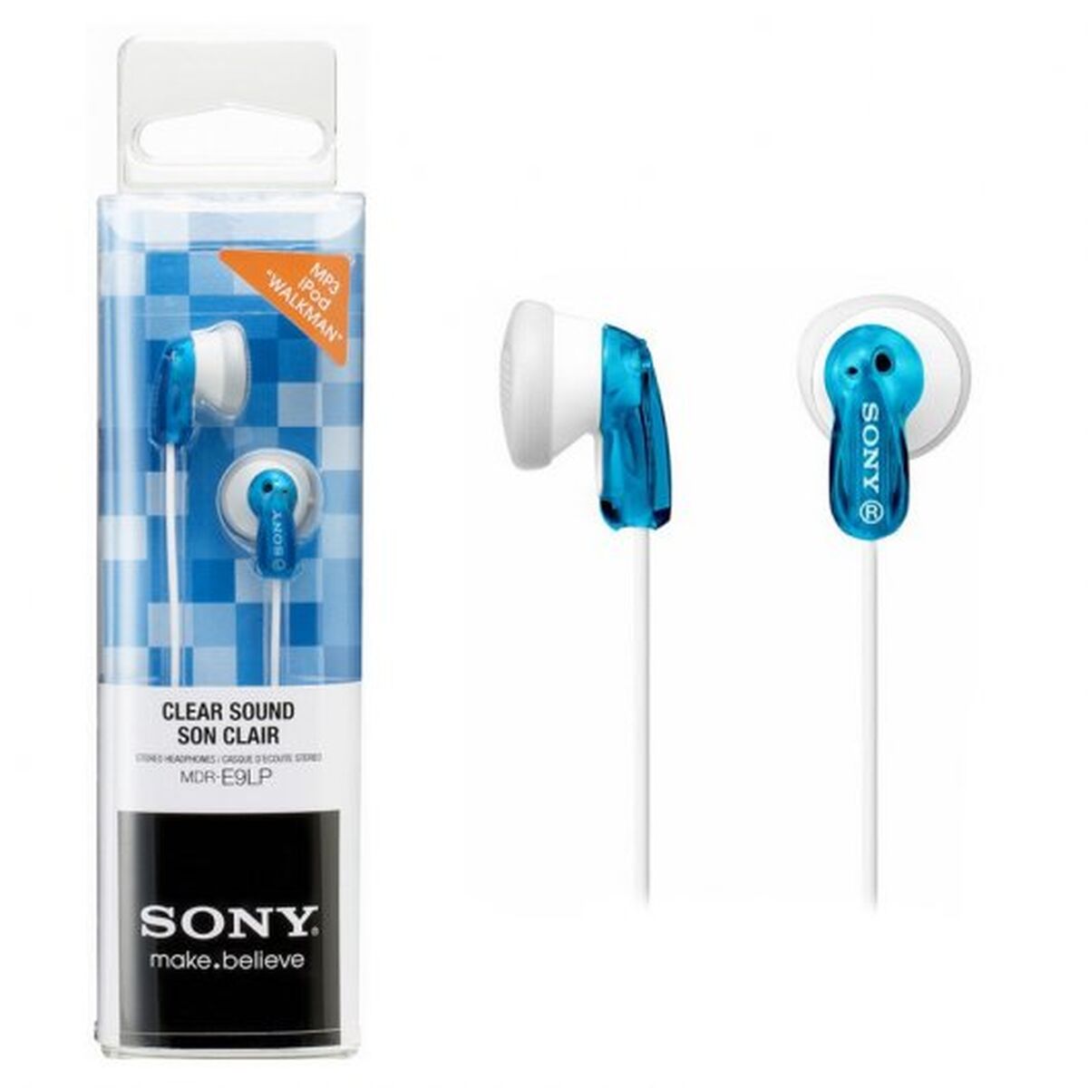 Kopfhörer Sony MDR-E9LP Blau Weiß - Thumbnail 8