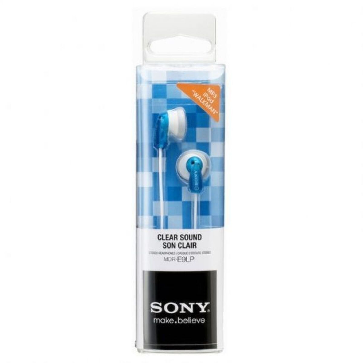 Kopfhörer Sony MDR-E9LP Blau Weiß - Thumbnail 3