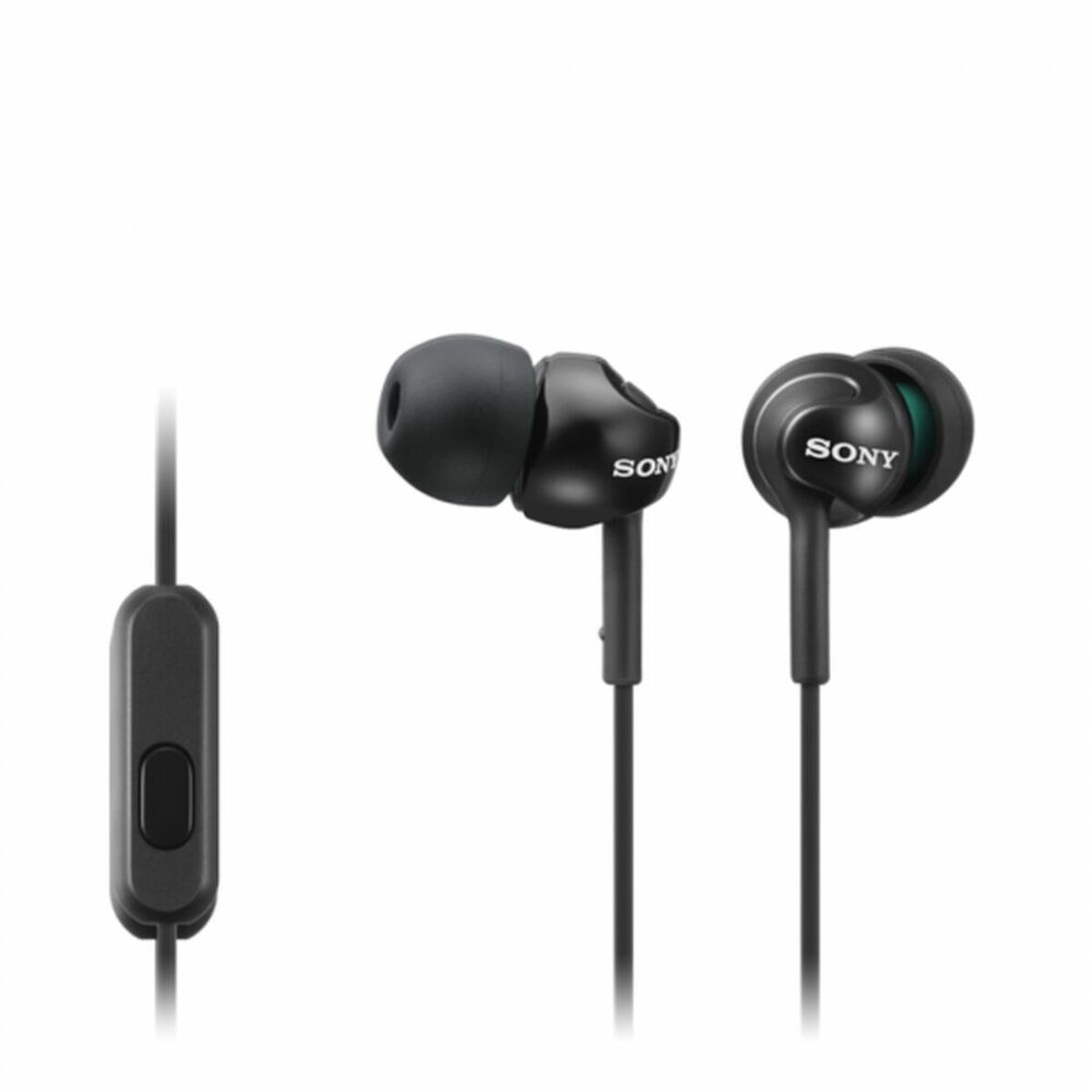 Afbeeldingen van Headphones with Microphone Sony MDR-EX110AP Black