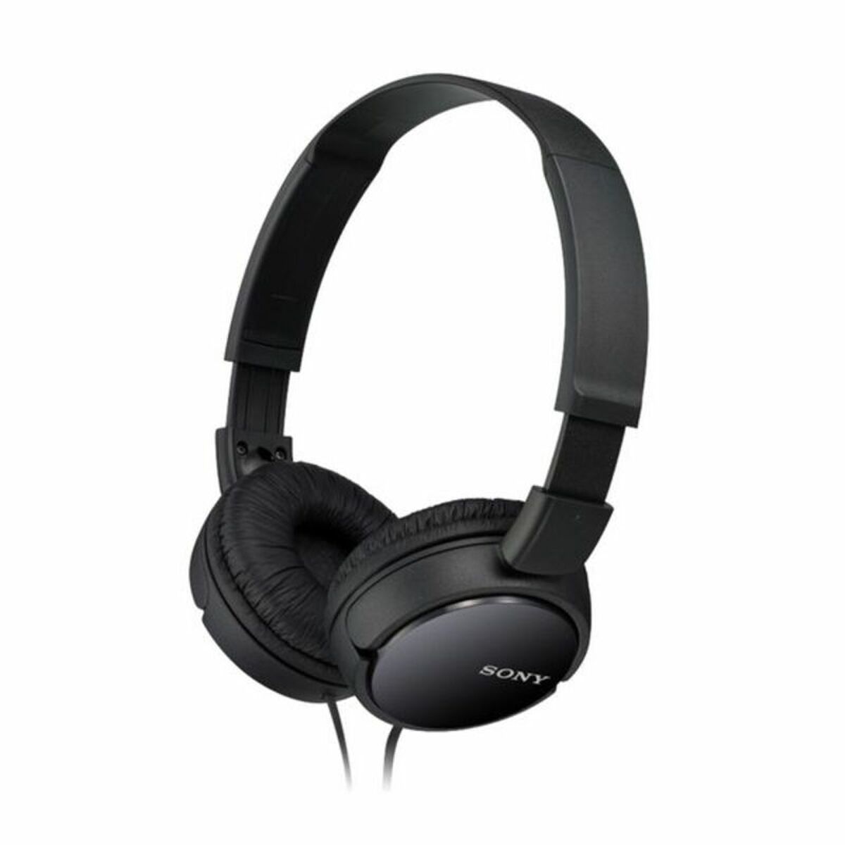 Picture of Foldable Headphones Sony MDRZX110B Black External supraaural With cable