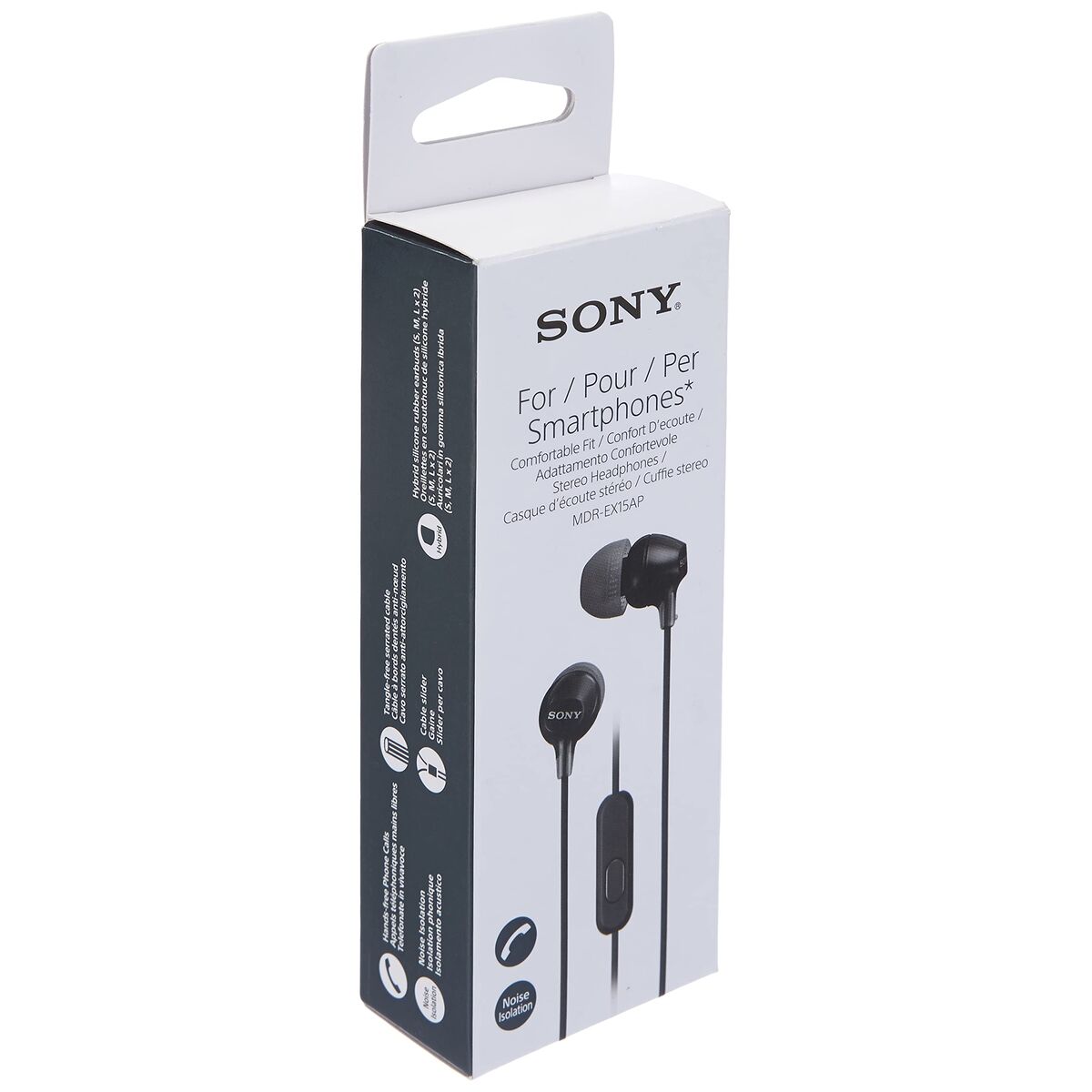 Obrazek Headphones Sony MDR-EX15AP Black