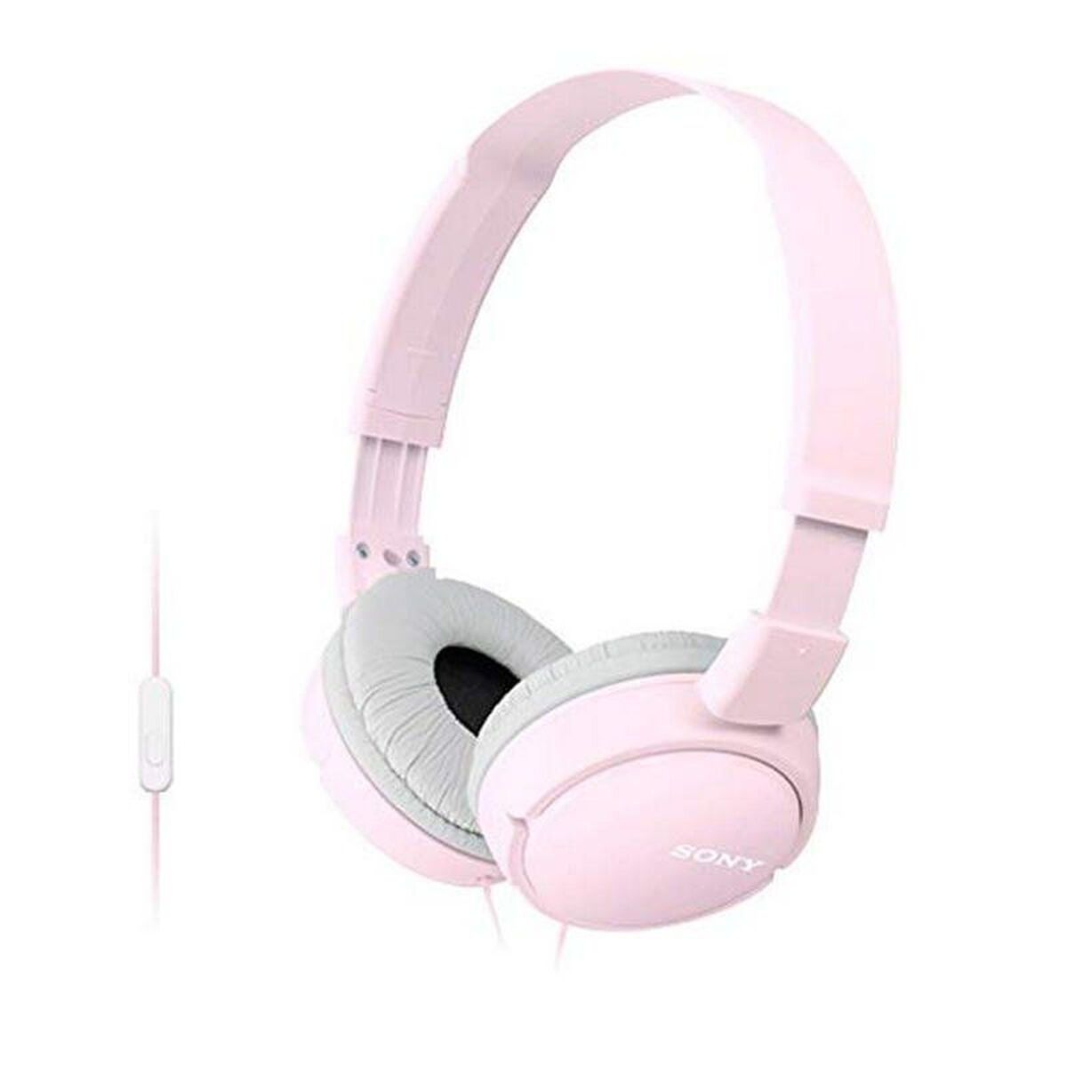 Headphones with Headband Sony MDR-ZX110AP Black Pink