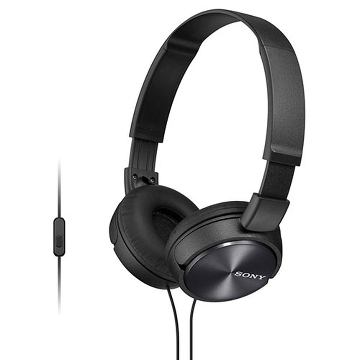 Headphones with Headband Sony MDR-ZX310AP Black Dark grey With cable