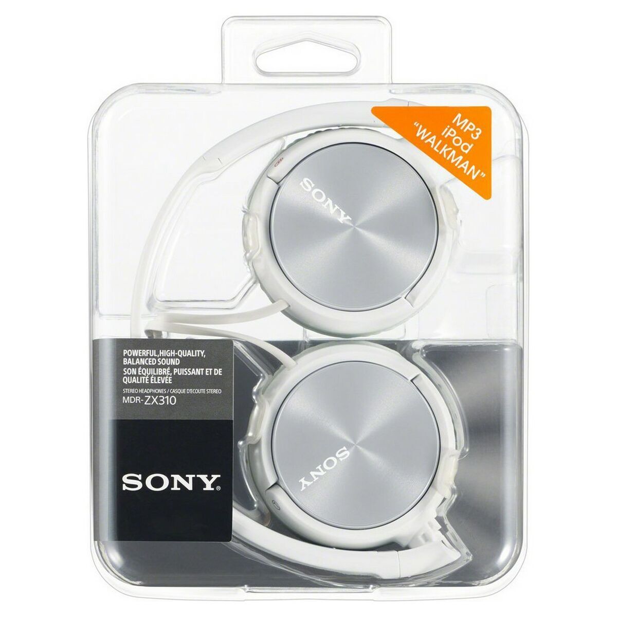 Bild von Headphones with Headband Sony MDR-ZX310AP White