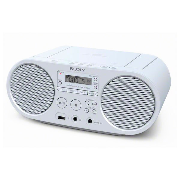 CD Radio Sony ZS-PS50 White