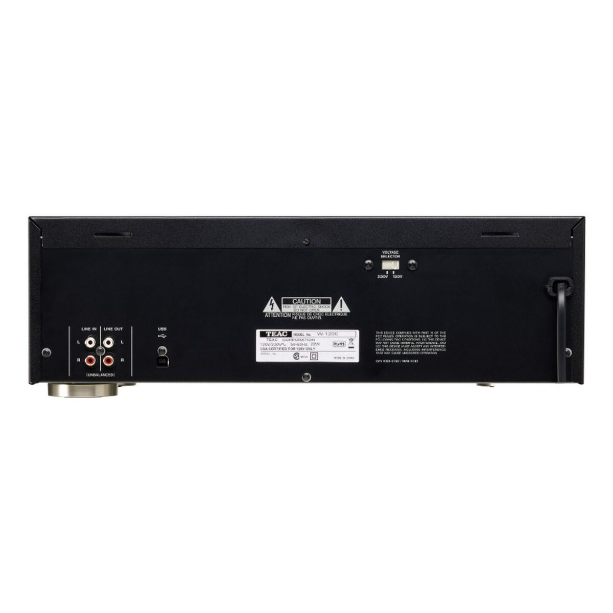 Picture of Radio cassette Teac W-1200-B