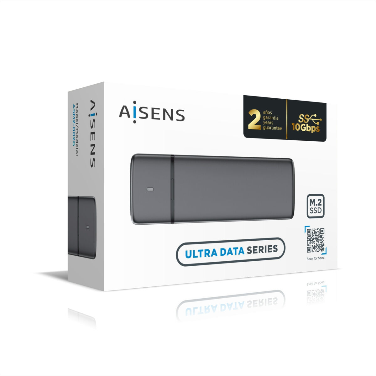 Externe Doos Aisens ASM2-002G Grijs