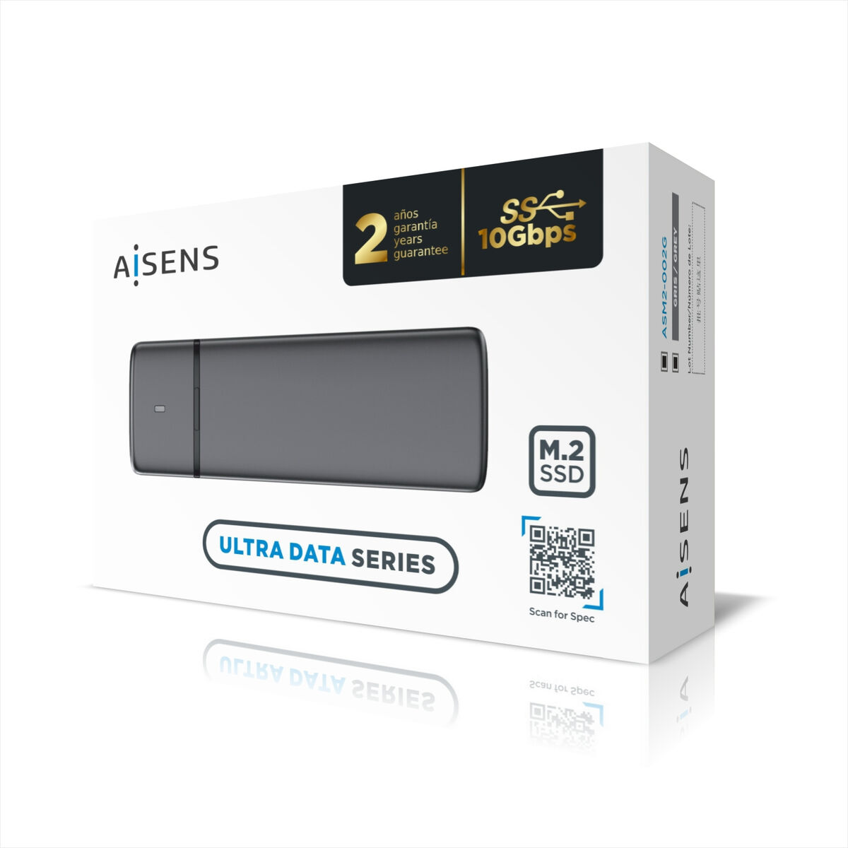 Externe Doos Aisens ASM2-002G Grijs