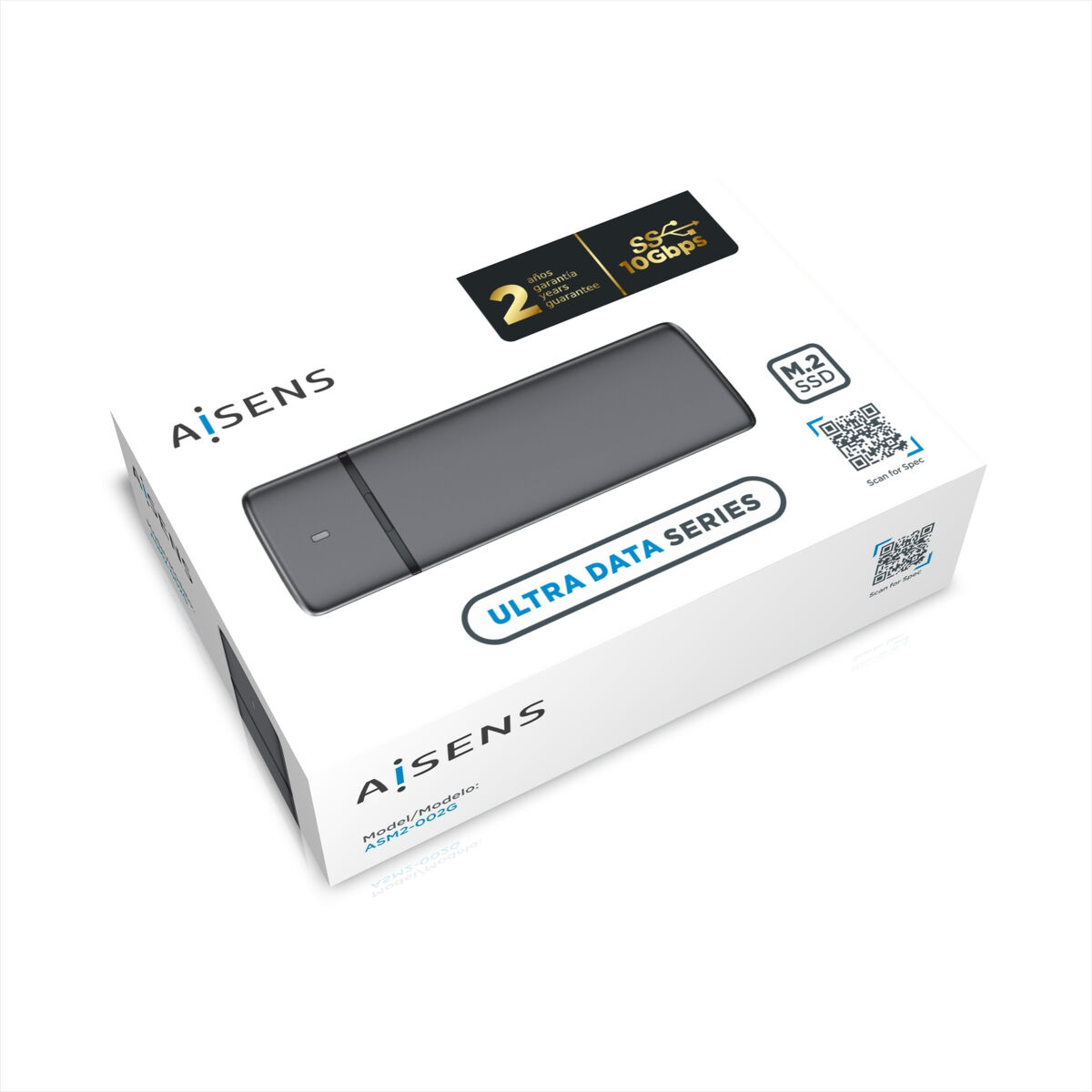 Externe Doos Aisens ASM2-002G Grijs