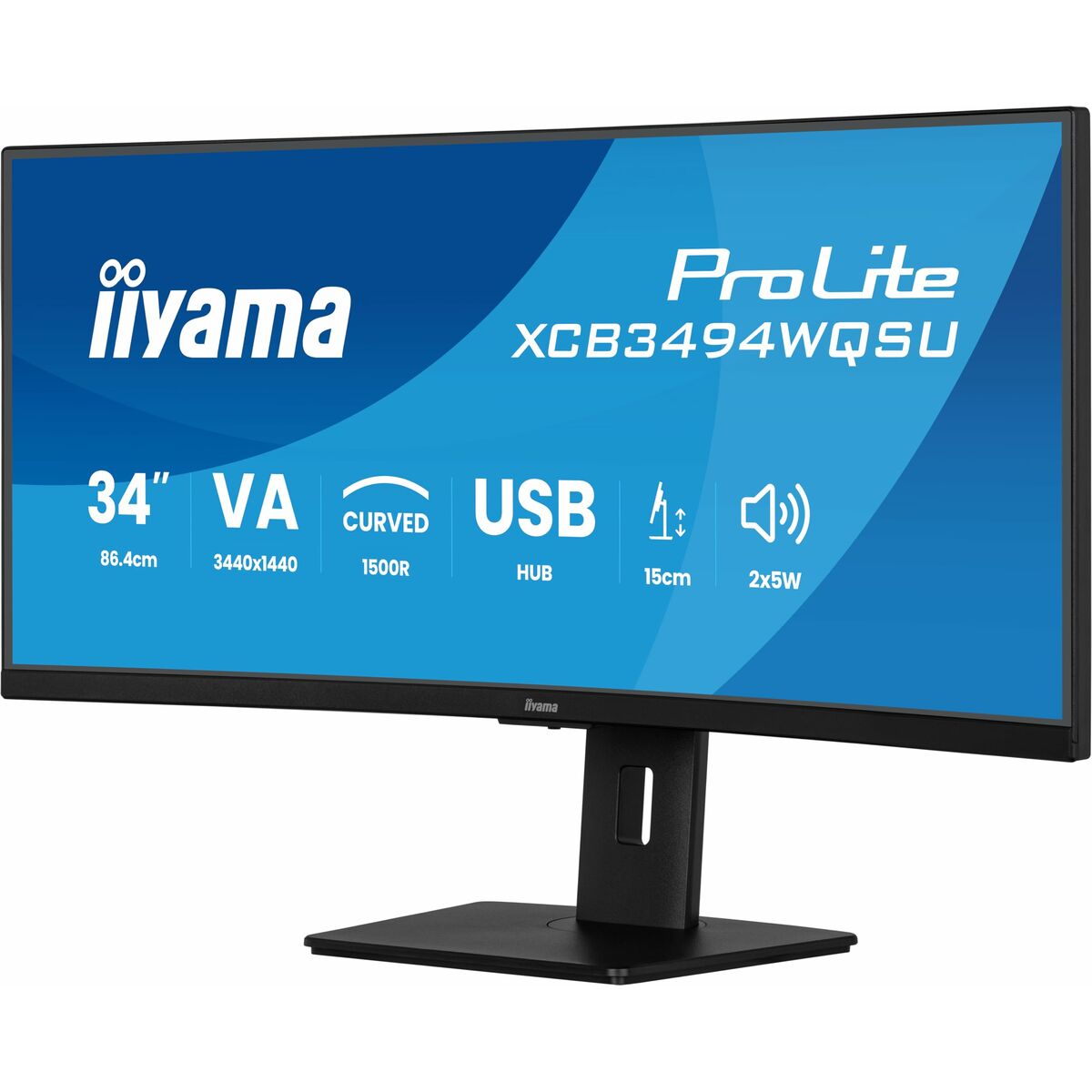 Picture of Monitor Iiyama XCB3494WQSU-B1 34" UltraWide Quad HD