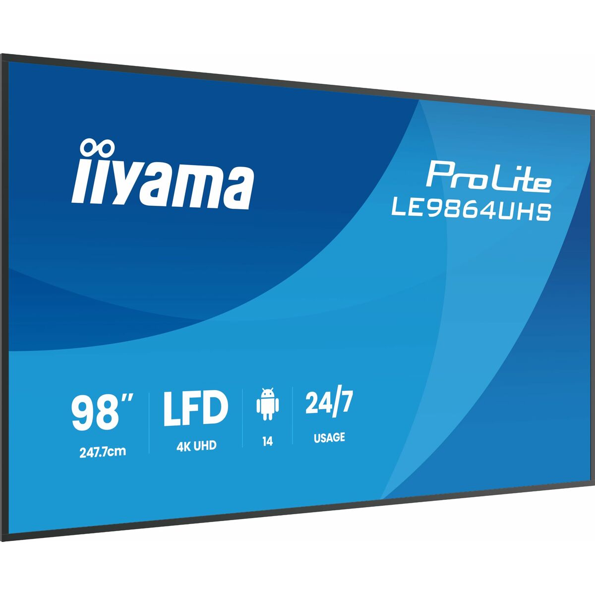 Picture of Videowall Monitor Iiyama LE9864UHS-B1AG 98" 4K Ultra HD LCD